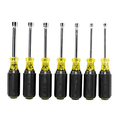65-160 - Klein Tools Juego de Desarmadores de Caja / Métricos / Eje Hueco 76 mm (3 in) 65-160