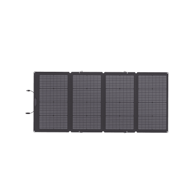 EFFOLD220LW - Módulo Solar Bifacial, Portátil y Flexible de 220W Recomendado para Estaciones Portátiles EFD330, EFD350 ó EFD500 / Ajuste de Ángulo / Carga Eficiente / Incluye Cable XT60 a MC4