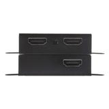 VE1821 - Kit Extensor HDMI | 4K sobre Cat 6 | 4096x2160 @ 30 Hz | Hasta 40 metros Cat 6 | Tecnología PoC | EDID Switch y Copia | Control IR Remoto | Audio Lossless 7.1CH | Metal | Plug and Play