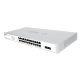 WI-PCES326GF - Switch Administrable PoE / 24 Puertos Gigabit PoE af/at / 2 x SFP Gigabit / 52 Gbps / Presupuesto PoE 370 W / Administración Cloud