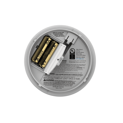 20SAR - Detector de Humo Compacto Fotoelectrico Autonomo | 120 V y Respaldo Batería Reemplazable AA | Modelo 21031482 | Paquete de 6