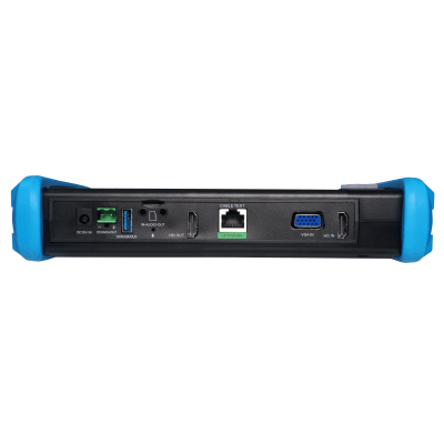 TPTURBO8K(BT) - Tester de Video Profesional / Pantalla Táctil IPS 7" / 4K/8K H.265 / IP/HD/Analógico / TVI/CVI/AHD/CVBS / PoE 24W / TDR / HDMI 1080p / Autonomía 10 h