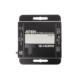VE1821 - Kit Extensor HDMI | 4K sobre Cat 6 | 4096x2160 @ 30 Hz | Hasta 40 metros Cat 6 | Tecnología PoC | EDID Switch y Copia | Control IR Remoto | Audio Lossless 7.1CH | Metal | Plug and Play