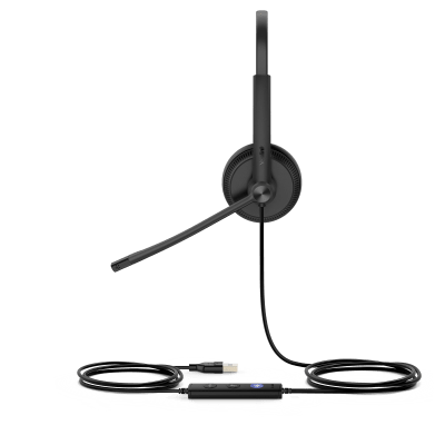 UH34-MONO-TEAMS - Auricular USB Monoaural / Cancelación de Ruido Pasiva / USB-A Plug-and-Play / Indicador de Ocupado / Active Protection / Compatible Windows y Mac