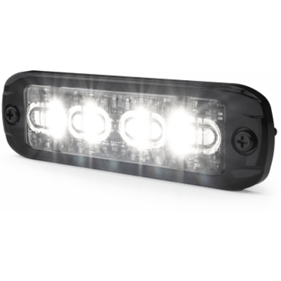 ED3802RGAW - Luz Auxiliar de 16 LED, Rojo/Verde/Ambar/Blanco, Lente Transparente