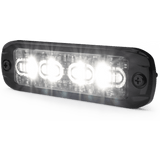 ED3802RGAW - Luz Auxiliar de 16 LED, Rojo/Verde/Ambar/Blanco, Lente Transparente