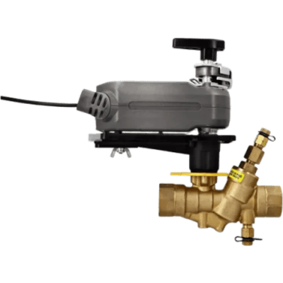 VRN2CJPXE101 - Válvula reguladora de presión dinámica / dos vías / agua caliente-fría con glicol hasta 50% / circuito cerrado / conexión NPT / retorno por resorte