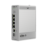WI-PCES306GF-H - Switch Industrial PoE / 4 Puertos Gigabit PoE++ (802.3bt) 90W / 1 Puerto Gigabit + 1 SFP / Fanless / DIN-Rail / -30°C a 65°C / Presupuesto PoE 55W-300W