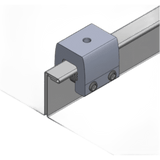 N00028 - Basel Clamp de Sujeción para Paneles Solares / Aluminio Serie 6000 / Sin Perforaciones N00028