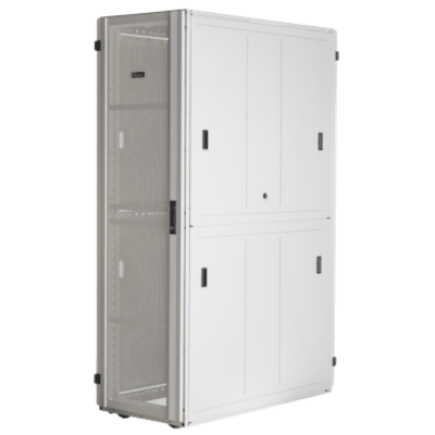 XGL64822W - Gabinete de Servidores / 48 UR / 600 x 1200 mm / Puertas Perforadas 80% / Carga Estática 1588 kg / Acero Epoxi