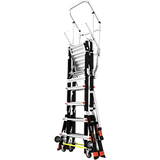 CAGE-ADJ-59 - Escalera con Jaula de Seguridad de 5-9 ft (1.5-2.74 m)/ Tipo IAA / Capacidad 375 lbs (170 kg) / Control de Descenso.