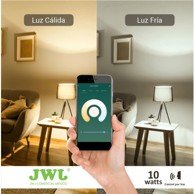 JLA-410 - Foco Smart  Dimeable / 10W / RGB y Blanco / Base E27 / IP20 / Con Control desde Aplicación Móvil