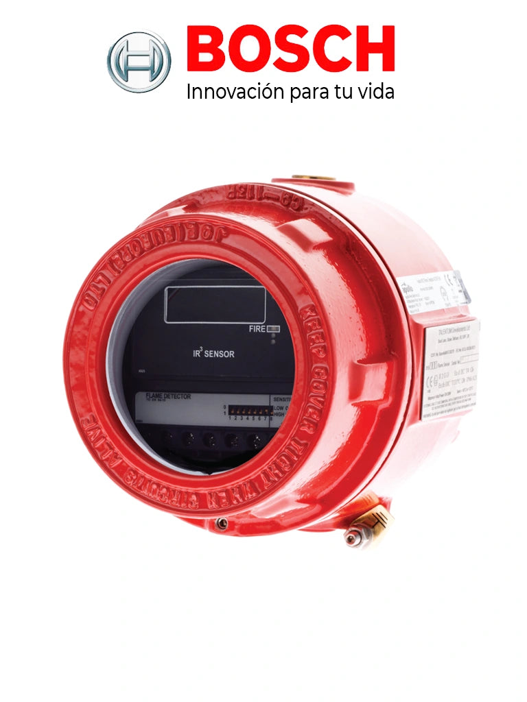 Detector de Llama Bosch F 016519, Antiflama Ex-d, IR3, 4-20mA, 24V DC