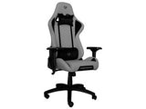 Balam Rush BR-932844 silla para videojuegos Silla de juegos para PC asiento acolchado Negro, Gris, 150 kg, respaldo acolchado, Carreras