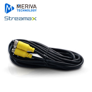 Meriva Technology Cable Tipo DIN de Aviación 6 Pines MCBEIP50, 5 Metros, Uso Empresarial