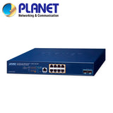 PLANET Layer 3, 8-Port 2.5GBASE-T Gestionado L3 2.5G Ethernet (100/1000/2500) Energía sobre Ethernet