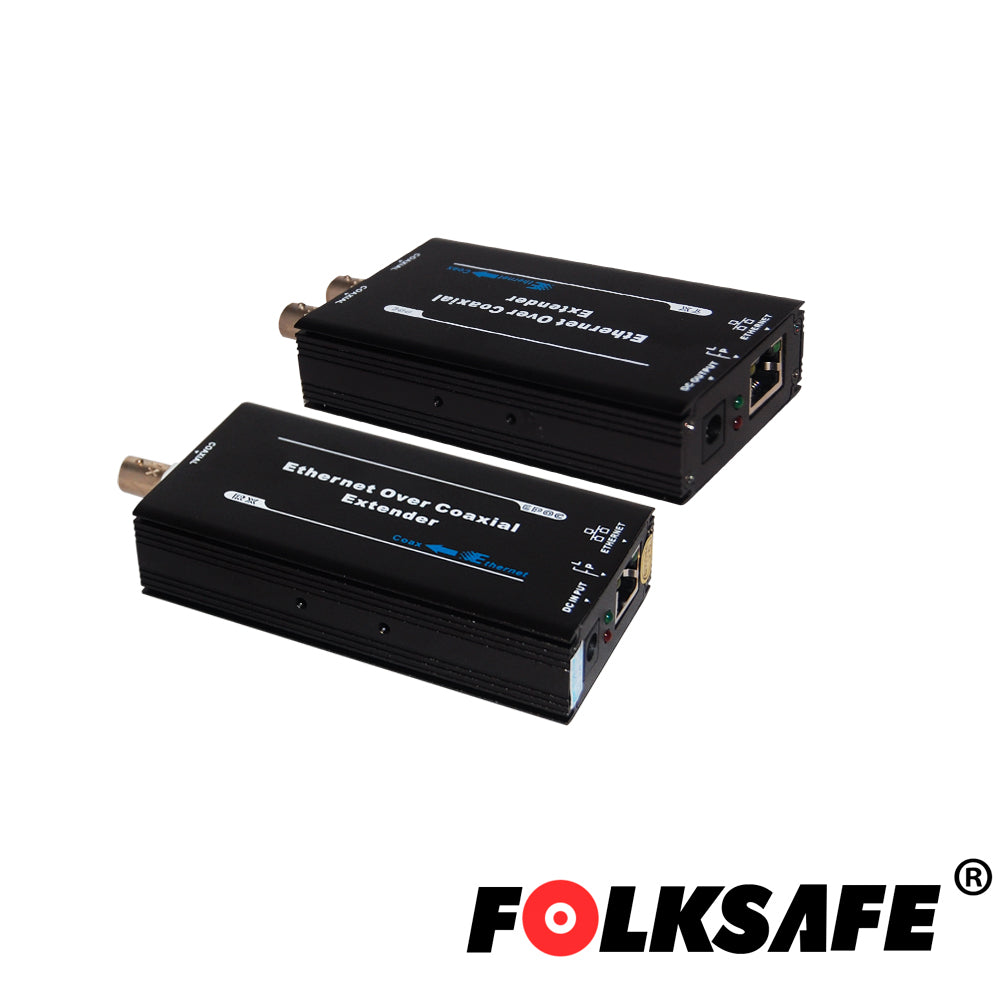 CONVERTIDORES COAXIAL A ETHERNET POE FS-EPOC7001T Y FS-EPOC7001R / TRANSMISOR Y RECEPTOR DE 1 CH /
DISTANCIA MÁXIMA DE POTENCIA HASTA 500 MTS CON FUENTE DE ALIMENTACIÓN 12V A 2A / IDEAL PARA MIGRACIÓN
DE CCTV A VIDEO IP
