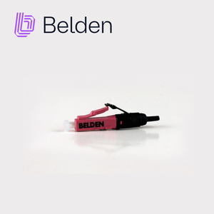 Belden AX105252-S1 adaptador de fibra óptica LC Negro, Violeta