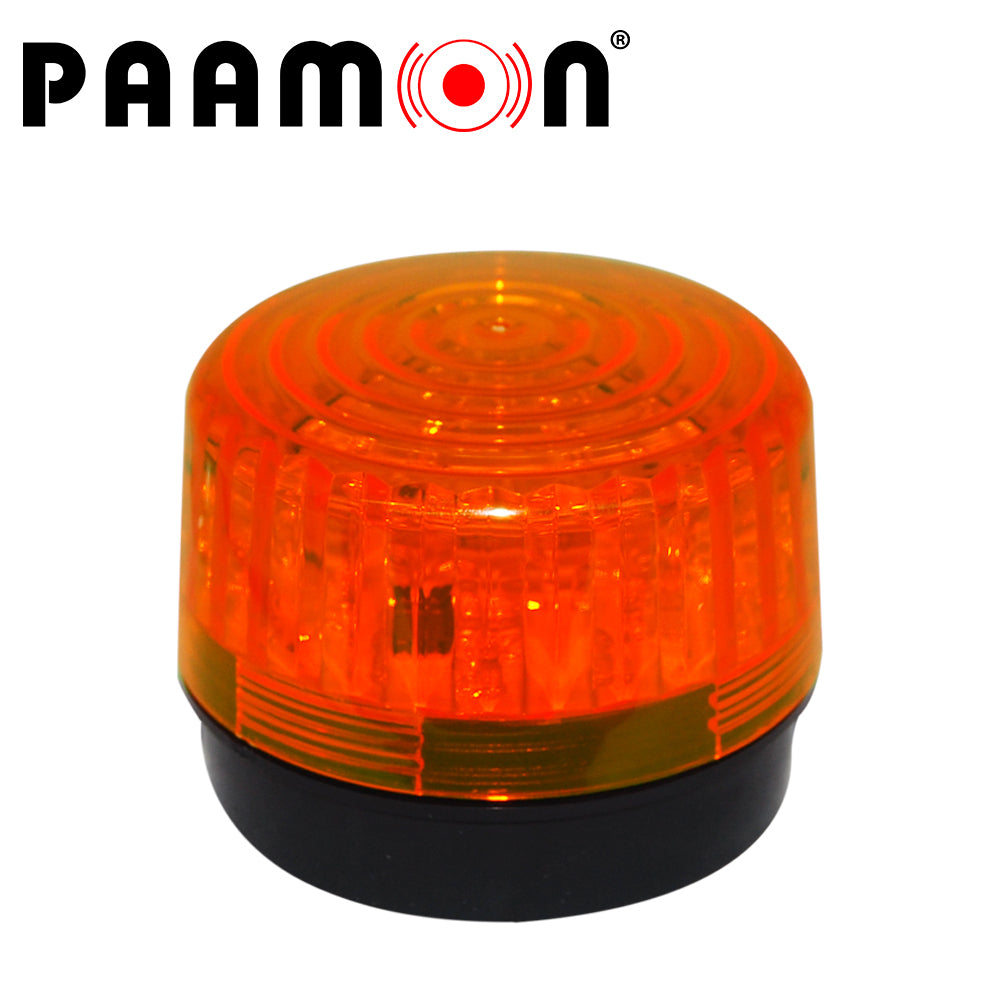 PAAMON Estrobo Color Ámbar PAM-LED3, 90 Destellos/Min, ABS Alto Impacto, Alámbrico