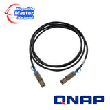 QNAP CAB-SAS20M-8088 cable Serial Attached SCSI (SAS) 2 m Negro, miniSAS, miniSAS, Macho/Macho
