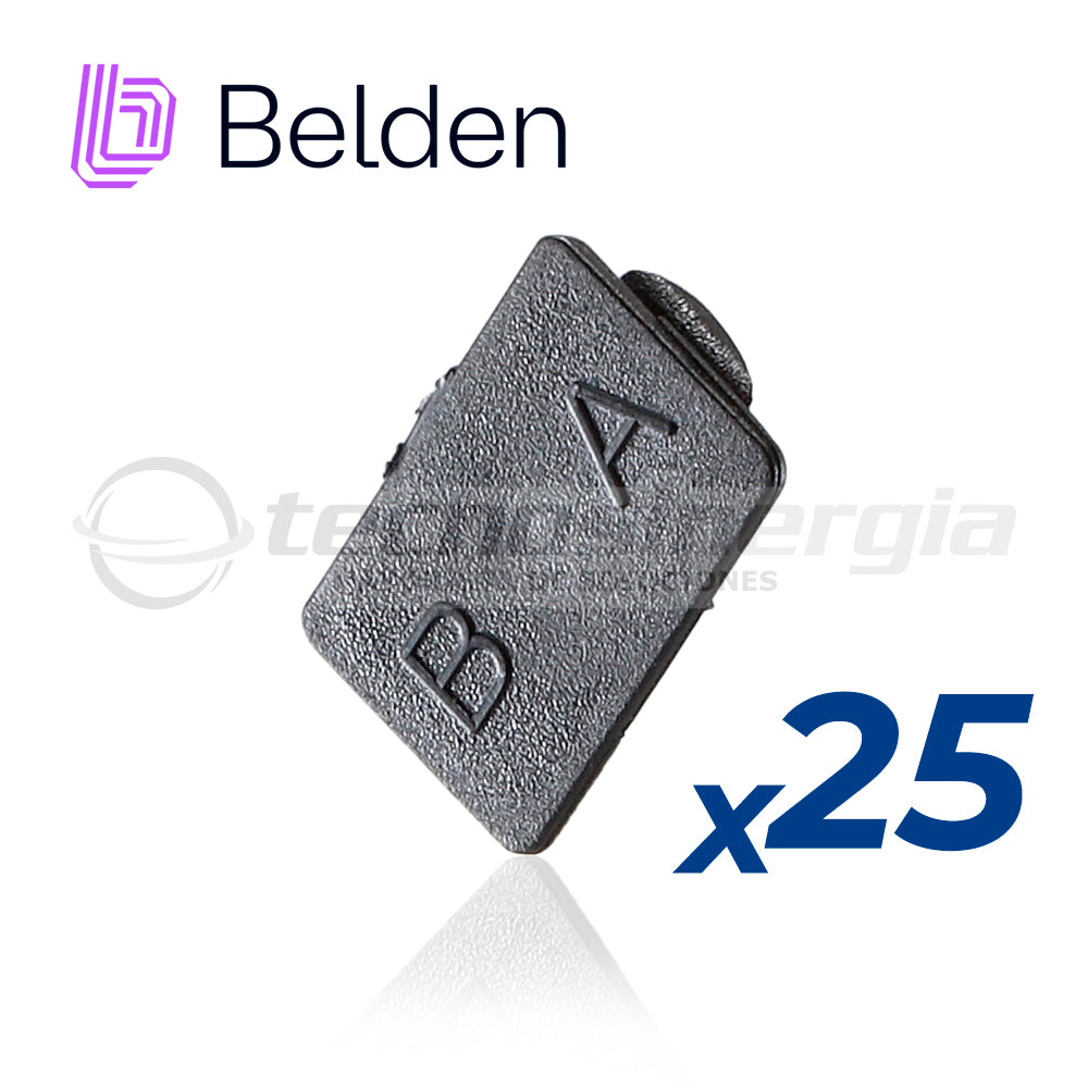 Belden Clip Universal Brilliance FXBUCLLDB25N, 25 Pzas, Negro