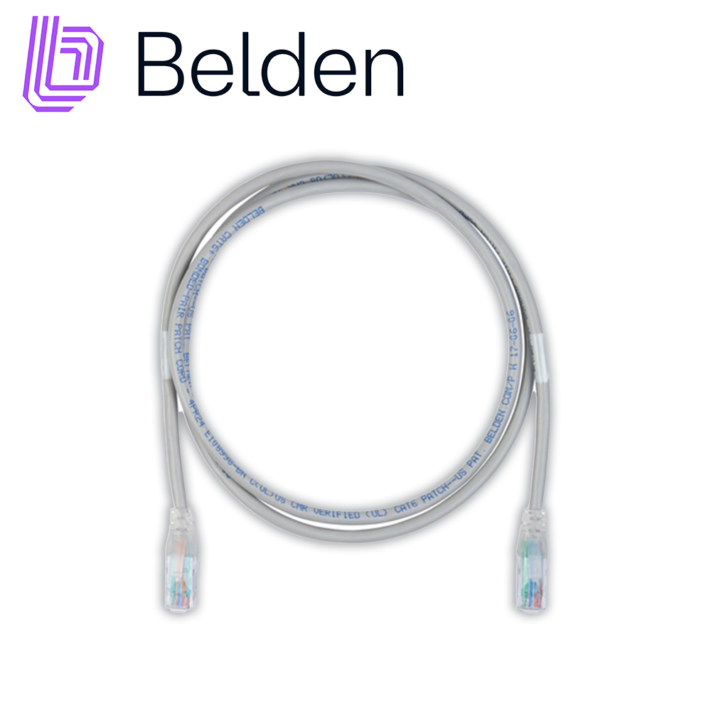 Belden Patch Cord UTP Cat6+ C6D1108007, 4 Pares, 24 AWG, 2.1 Metros