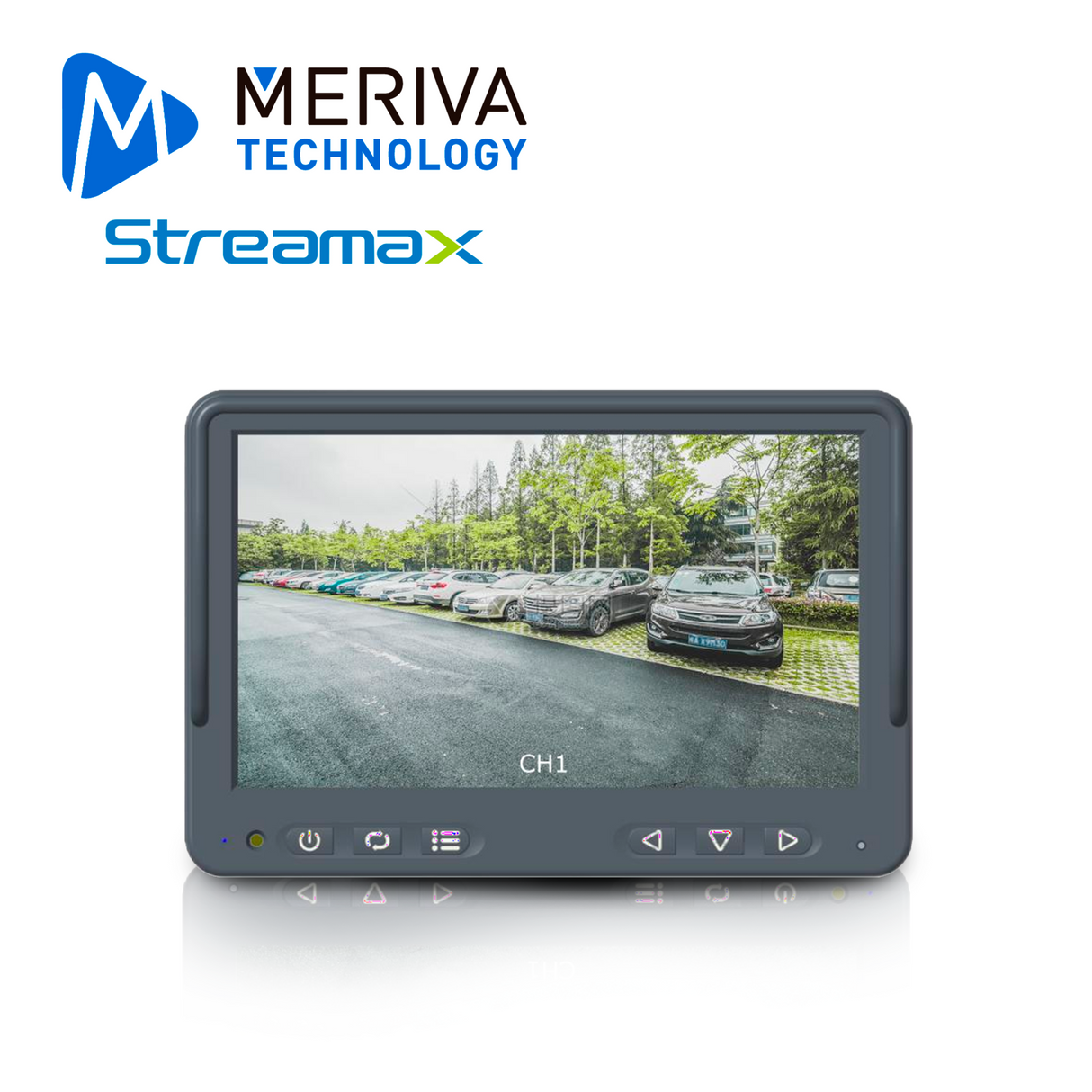 Meriva Technology Display MDP7S 7" 1024x600 IP30 9-36 VCD, Soporta 4 CH HD