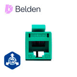 Belden RVAMJKUGN-S1 conector RJ45, RJ11 Verde