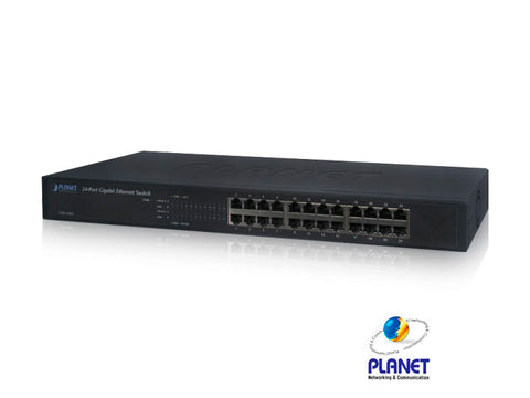 PLANET GSW-2401 switch No administrado Gigabit Ethernet (10/100/1000) 1U Azul