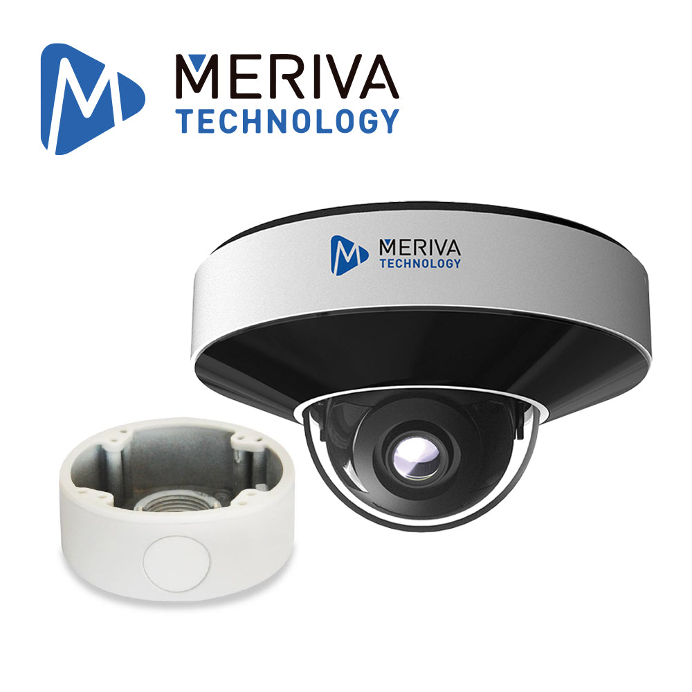 Meriva Technology Kit Domo IP 6MP MFD600KIT, Lente Fijo 2.8mm, PoE, IP