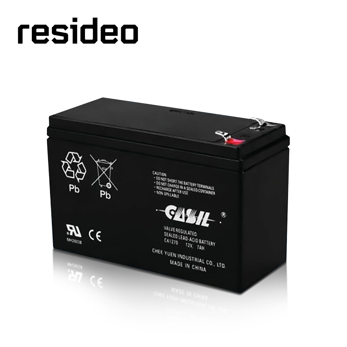 Resideo Batería 712BNP 12V 7Ah Ácido de Plomo Sellado, Respaldo Energético