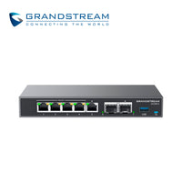 Grandstream Networks GCC6010 dispositivo de redes Gigabit Ethernet (10/100/1000) Energía sobre Ethernet (PoE) Negro, Plata