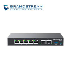 Grandstream Networks GCC6010 dispositivo de redes Gigabit Ethernet (10/100/1000) Energía sobre Ethernet (PoE) Negro, Plata