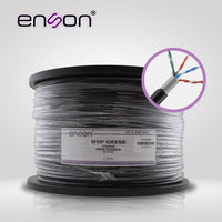 Enson 305m UTP Cat5e cable de red Negro U/UTP (UTP)