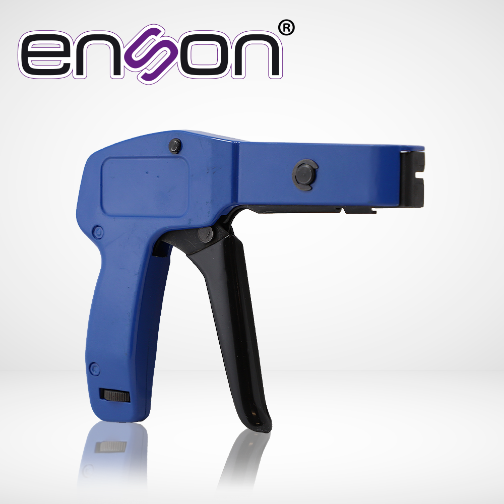 Enson Pistola Tensora y Cortadora ENS-TGUN, Soporta Cinchos 2.4-4.8mm, Uso Empresarial