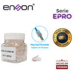 Enson EPRO-PLUG5E-50 conector RJ45 Transparente