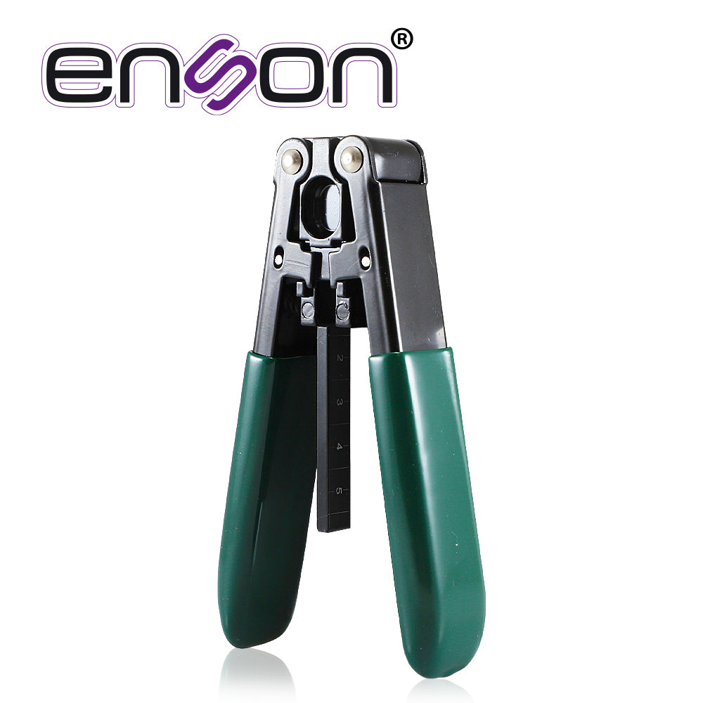 Enson Pelador De Cable ENS-FTTHFDOCS, Acero, Mango Deslizante PVC, 200 mm