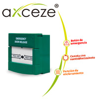 Axceze AX-CPOINT boton de salida Alámbrico