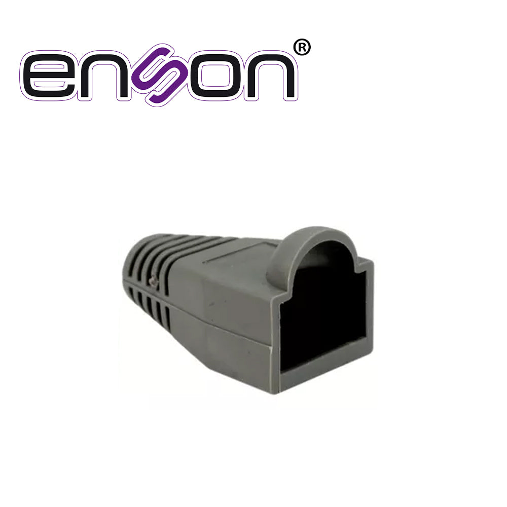Enson Bota Plástica Gris ENS-BOOT-GRY, Protección RJ45, 6mm