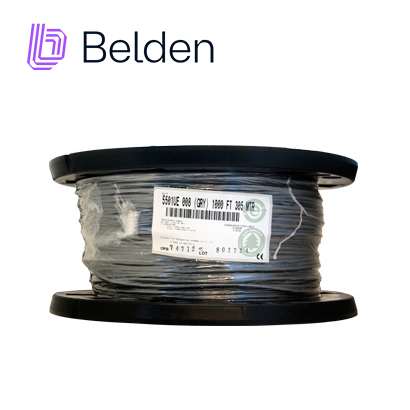 Belden Cable De Audio 5501UE 0081000, 3 Conductores, 22 AWG, 1,000 Pies