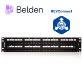 Belden RV6PPF2U48BK panel de parcheo 2U