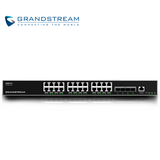 Grandstream Switch Capa 3 PoE+ Administrable / 24 puertos Gigabit / 4 puertos SFP+ 10G GWN7813P