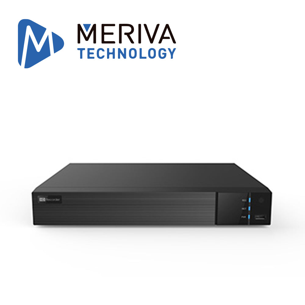 Meriva Technology NVR 16CH MNVR-1716, 4K, HDMI + VGA, Hasta 2 HDD 10TB