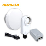 Mimosa Networks C5XN12PAQ + N5‑X12 + PoE antena para red Antena direccional MIMO TwistPort 12 dBi, 4.9 - 6.425 GHz, 256-QAM, OFDM