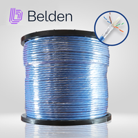 Belden 10GXW12 0061000 cable de red Azul 305 m Cat6a U/UTP (UTP)