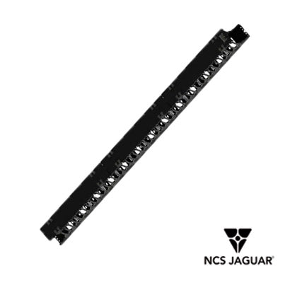 NCS Jaguar Organizador Vertical NCS-VOP-45, 45U, 6 kg, Tapa Abatible, EIA