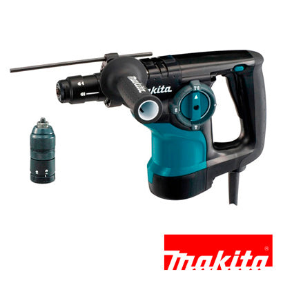 Makita Rotomartillo SDS Plus HR2810T, 800W, 2.8J, Broquero Intercambiable