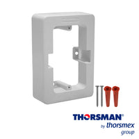 Thorsman Caja Plástica 7900-02002, PVC Auto Extinguible, Resistencia a la Humedad, Certificado CSA