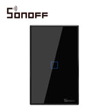 Sonoff T3US1C regulador inteligente de luz Inalámbrico Negro