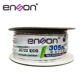 Enson 32201W305 cable de señal 305 m Blanco, Multi-Wire 22 AWG, Cobre, 1 pieza(s)